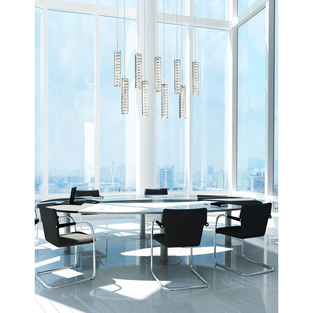 Celina - LED Chandelier with Crystals