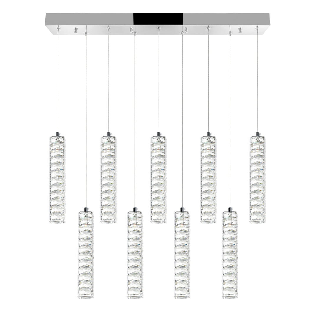 Celina - LED Chandelier with Crystals