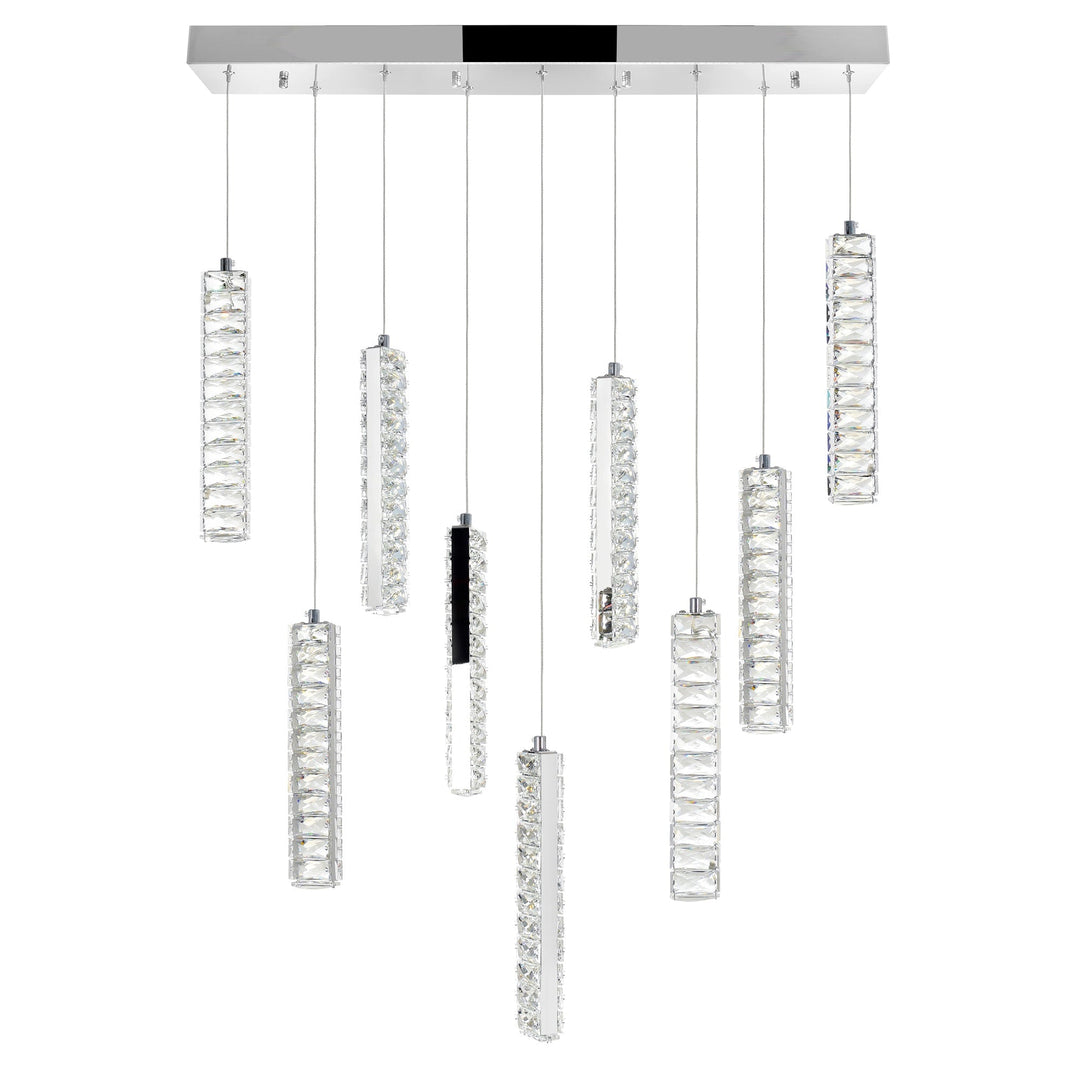 Celina - LED Chandelier with Crystals