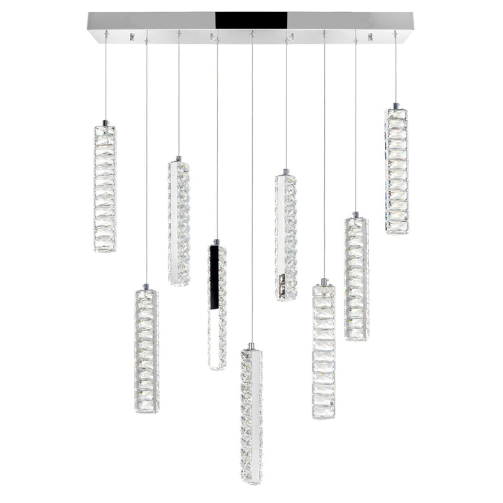 Celina - LED Chandelier with Crystals