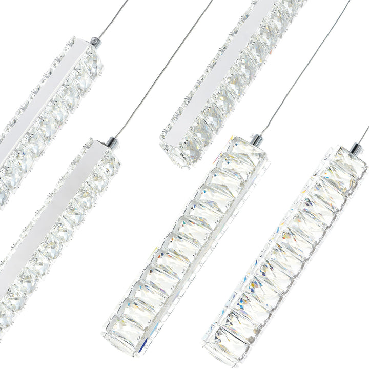 Celina - LED Chandelier with Crystals