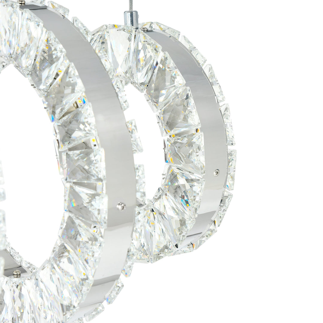 Celina - LED Chandelier with Crystals