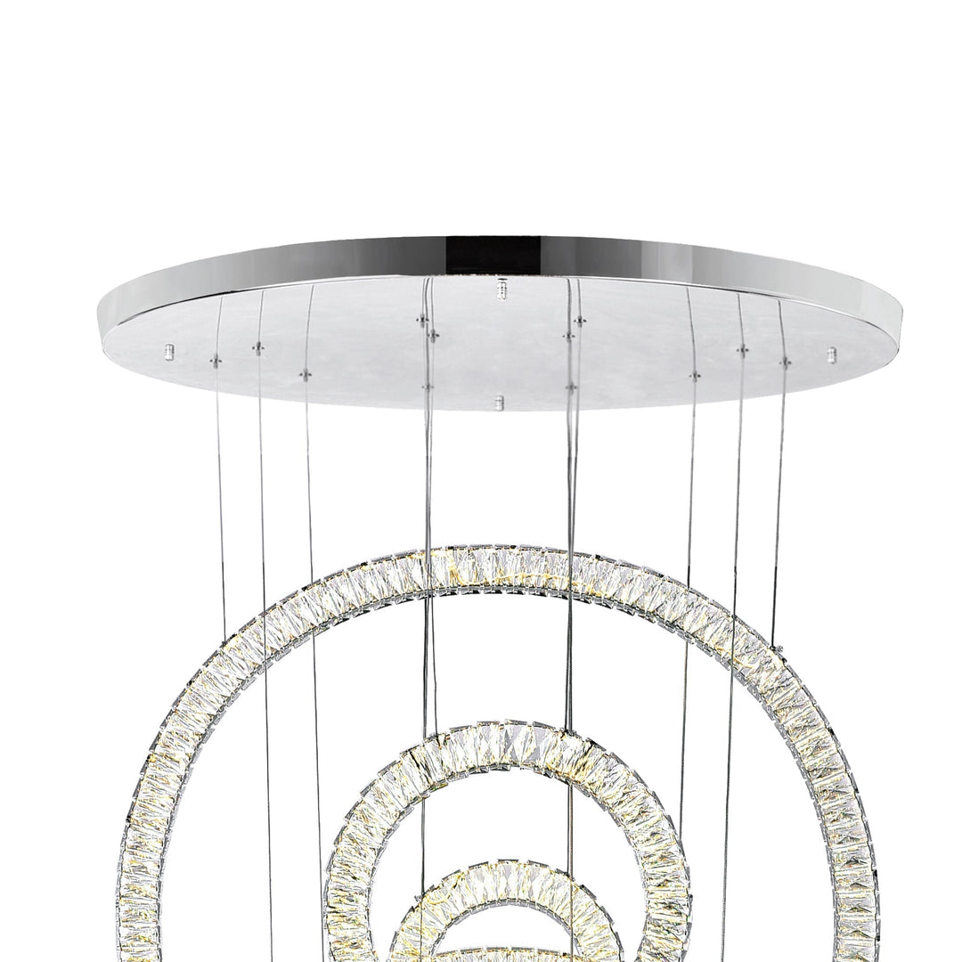 Celina - LED Chandelier with Crystals
