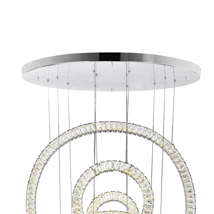 Celina - LED Chandelier with Crystals