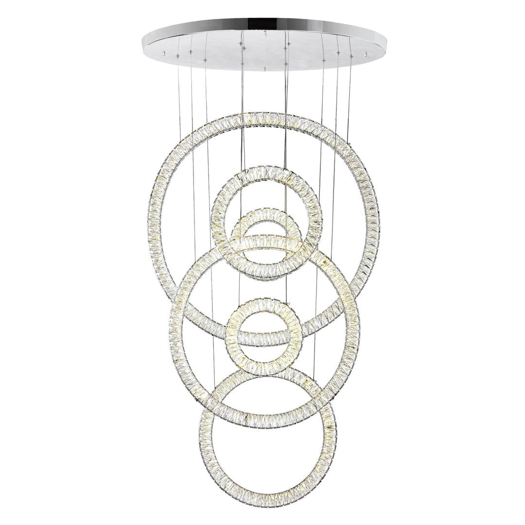 Celina - LED Chandelier with Crystals