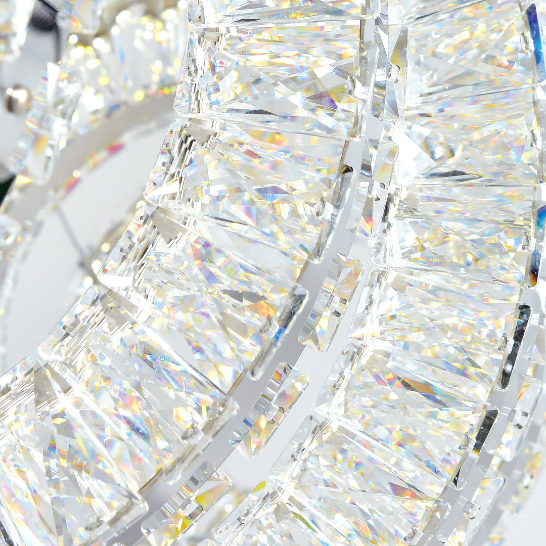 Celina - LED Chandelier with Crystals