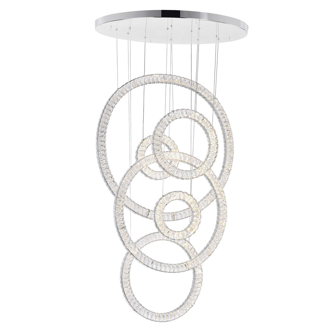 Celina - LED Chandelier with Crystals
