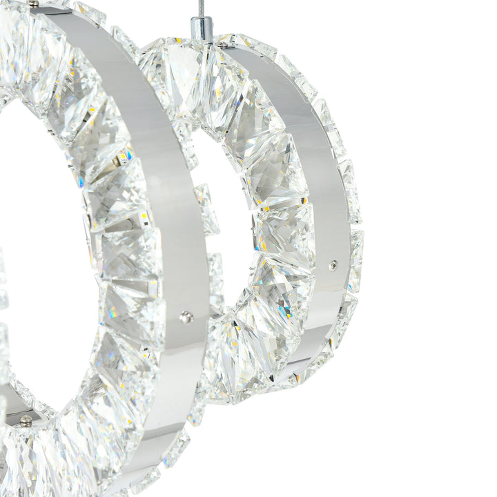 Celina - LED Chandelier with Crystals