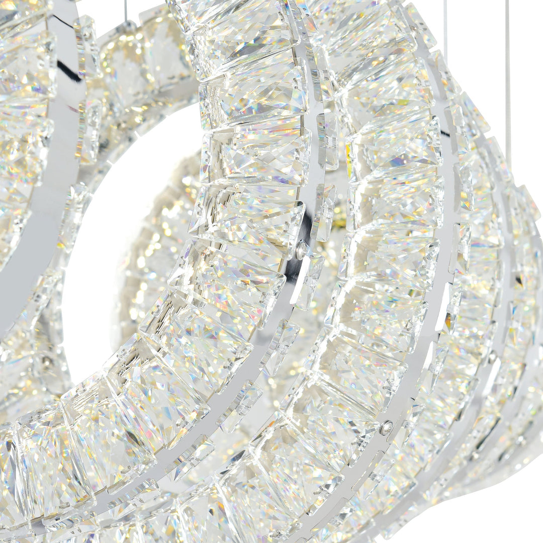 Celina - LED Chandelier with Crystals