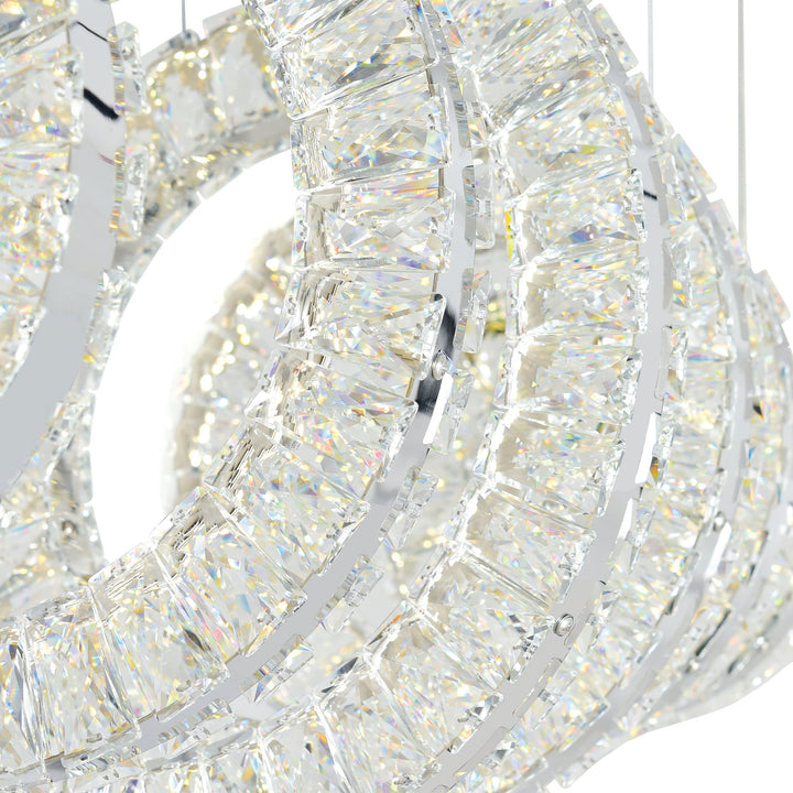 Celina - LED Chandelier with Crystals