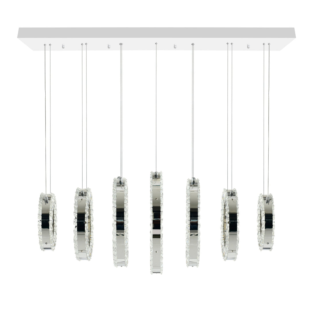 Celina - LED Chandelier with Crystals