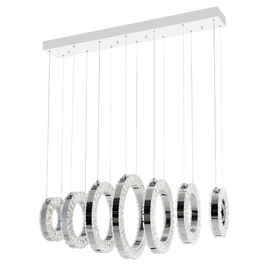 Celina - LED Chandelier with Crystals