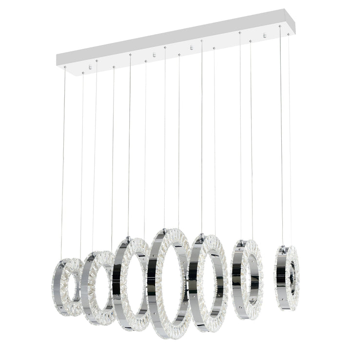 Celina - LED Chandelier with Crystals