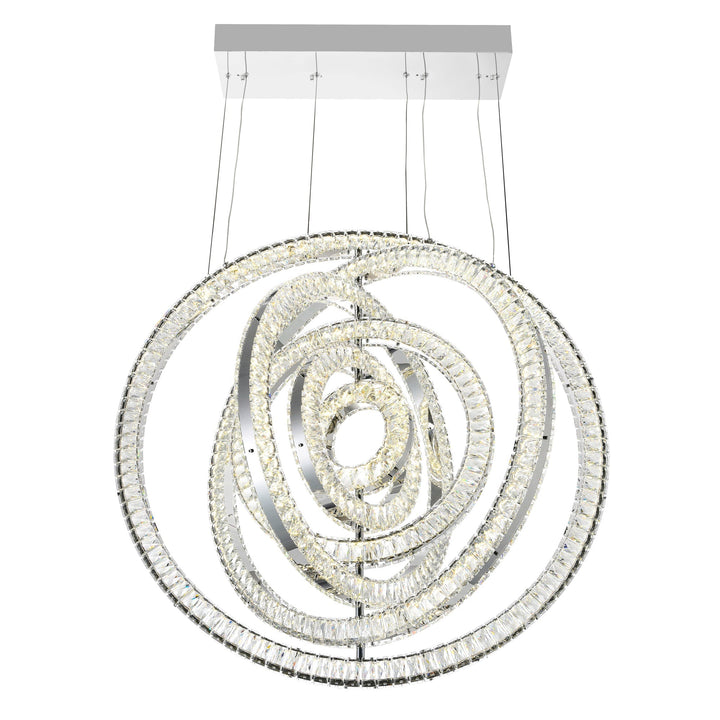 Celina - LED Chandelier with Crystals