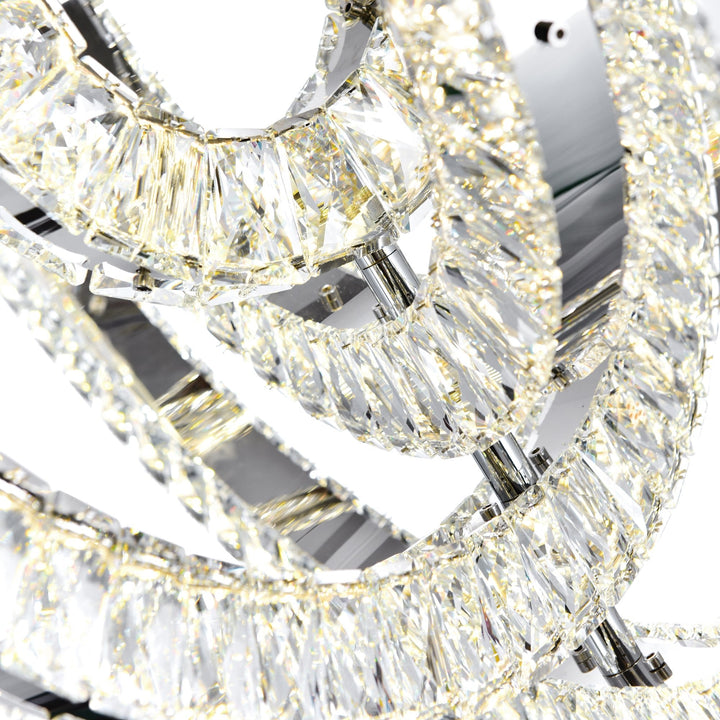 Celina - LED Chandelier with Crystals