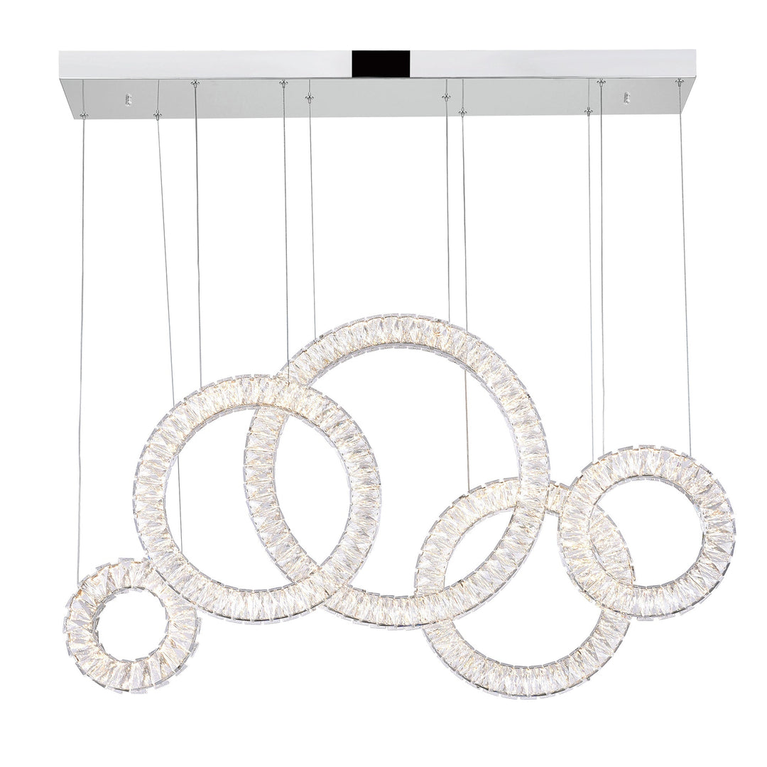 Celina - LED Chandelier with Crystals