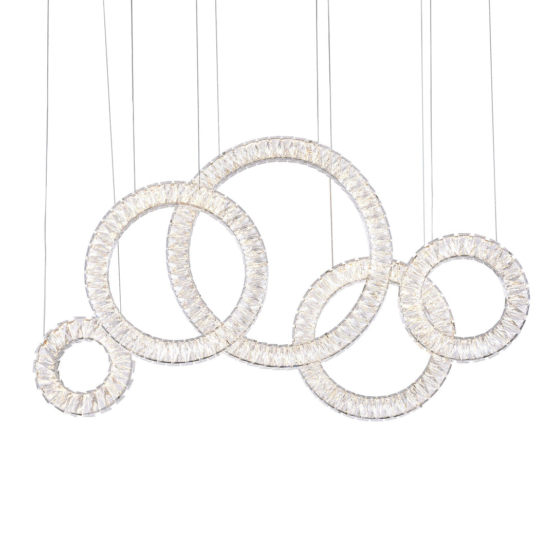 Celina - LED Chandelier with Crystals