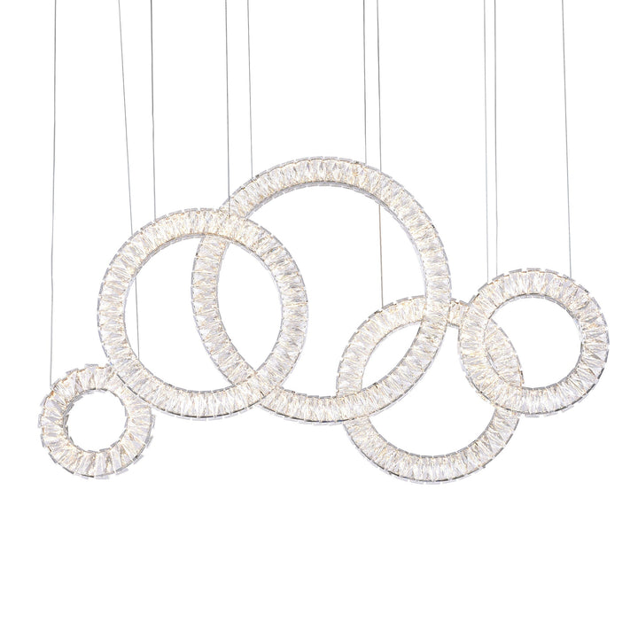 Celina - LED Chandelier with Crystals