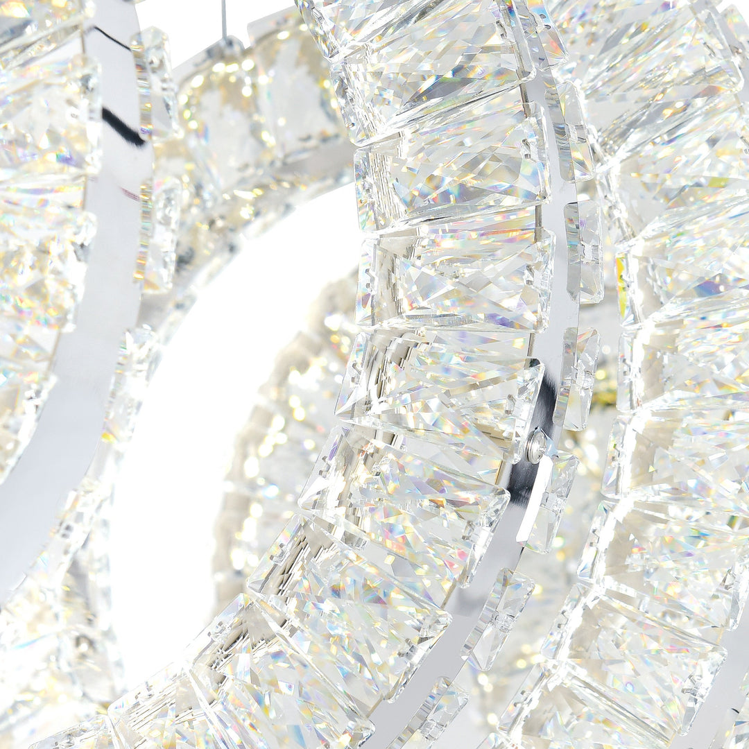 Celina - LED Chandelier with Crystals