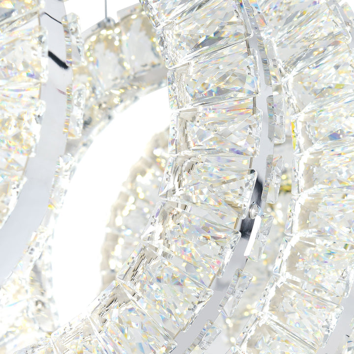 Celina - LED Chandelier with Crystals