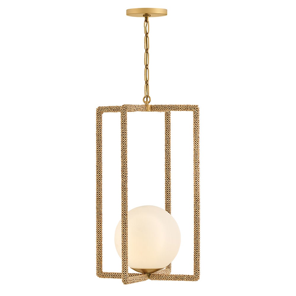 Keona Large Pendant in Deluxe Gold by Hinkley
