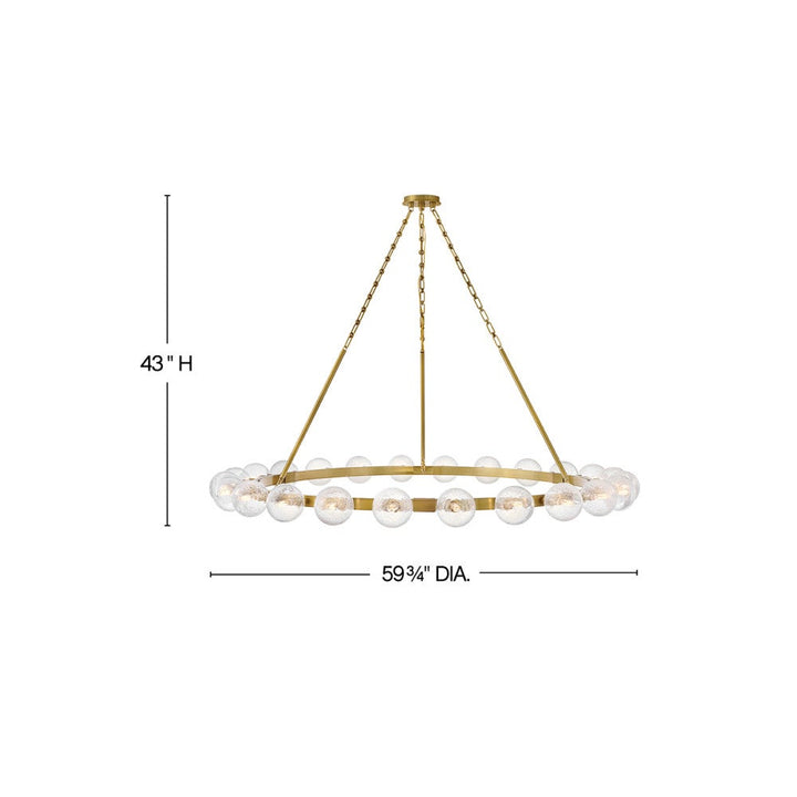 Coco Single Tier Chandelier