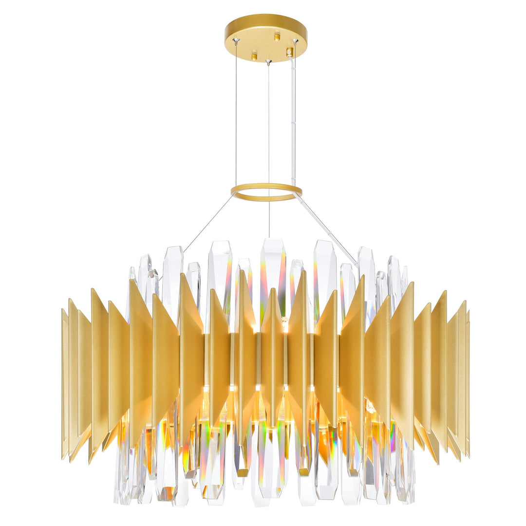 Cityscape - Chandelier with Crystals