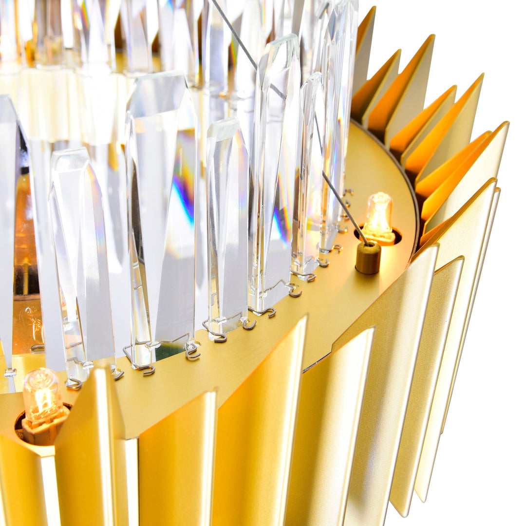 Cityscape - Chandelier with Crystals