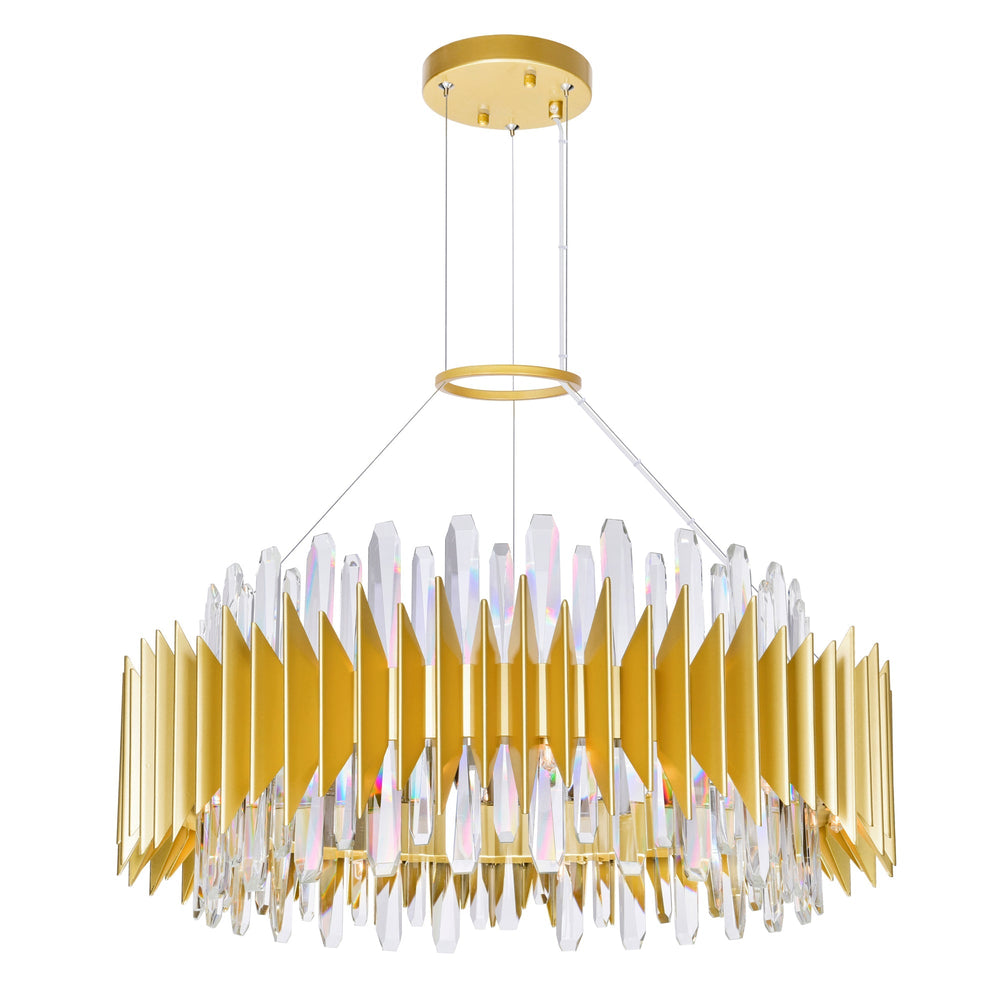 Cityscape - Chandelier with Crystals