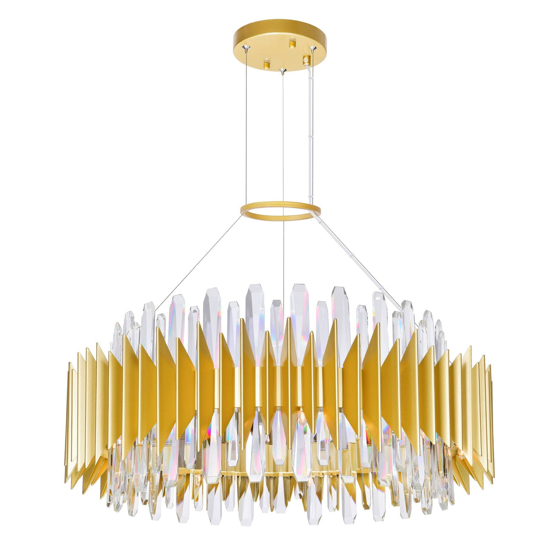 Cityscape - Chandelier with Crystals