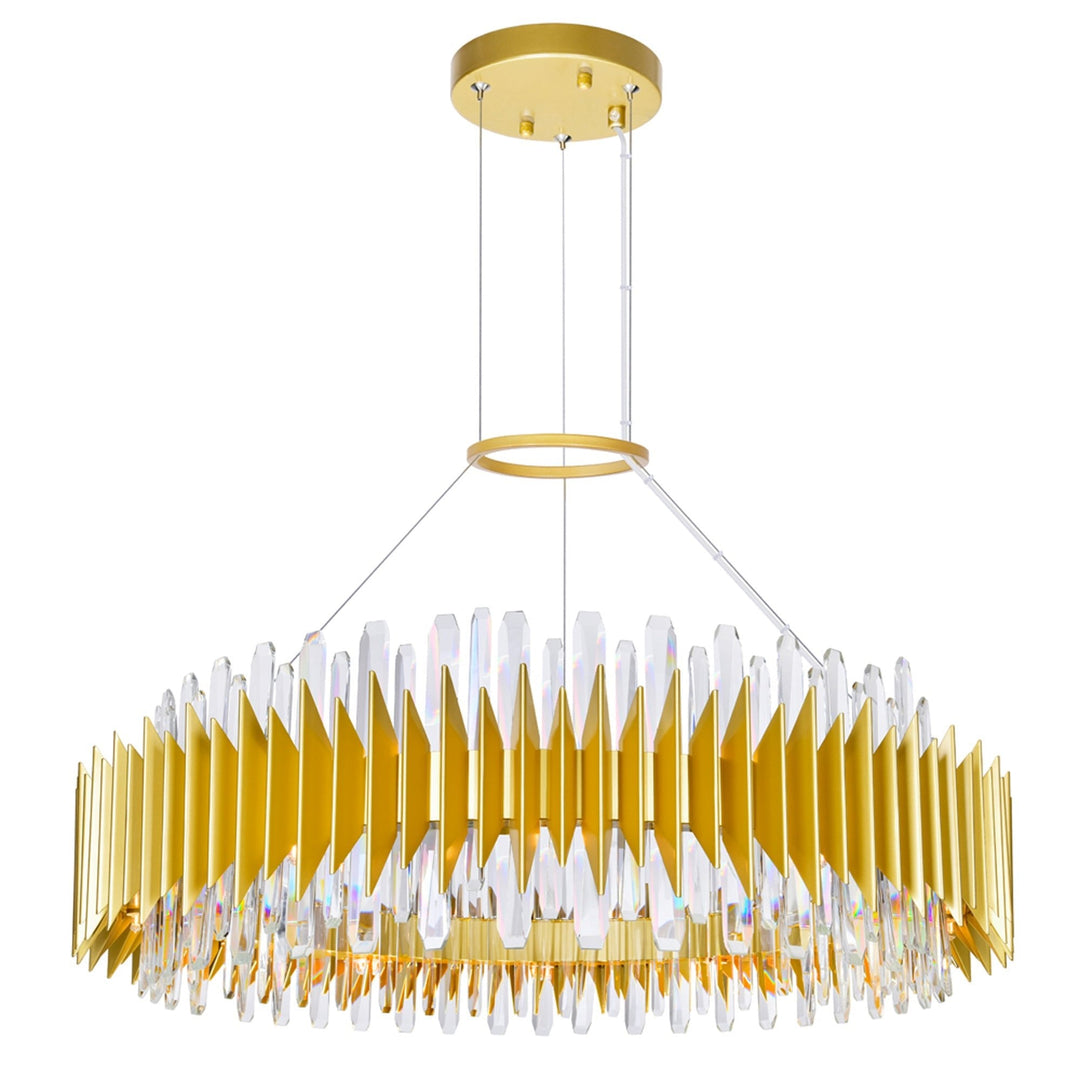 Cityscape - Chandelier with Crystals