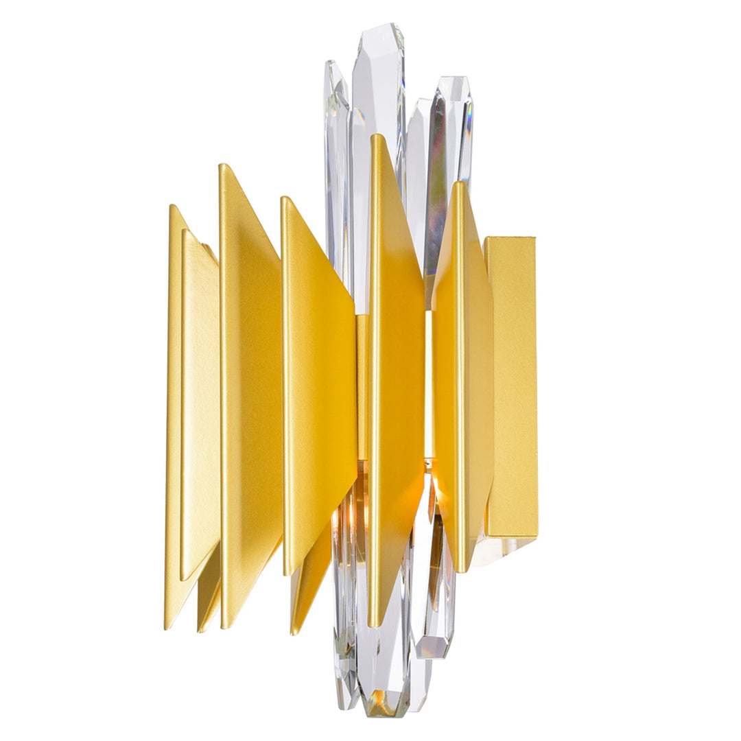 Cityscape - 5 Light Wall Sconce with Crystals