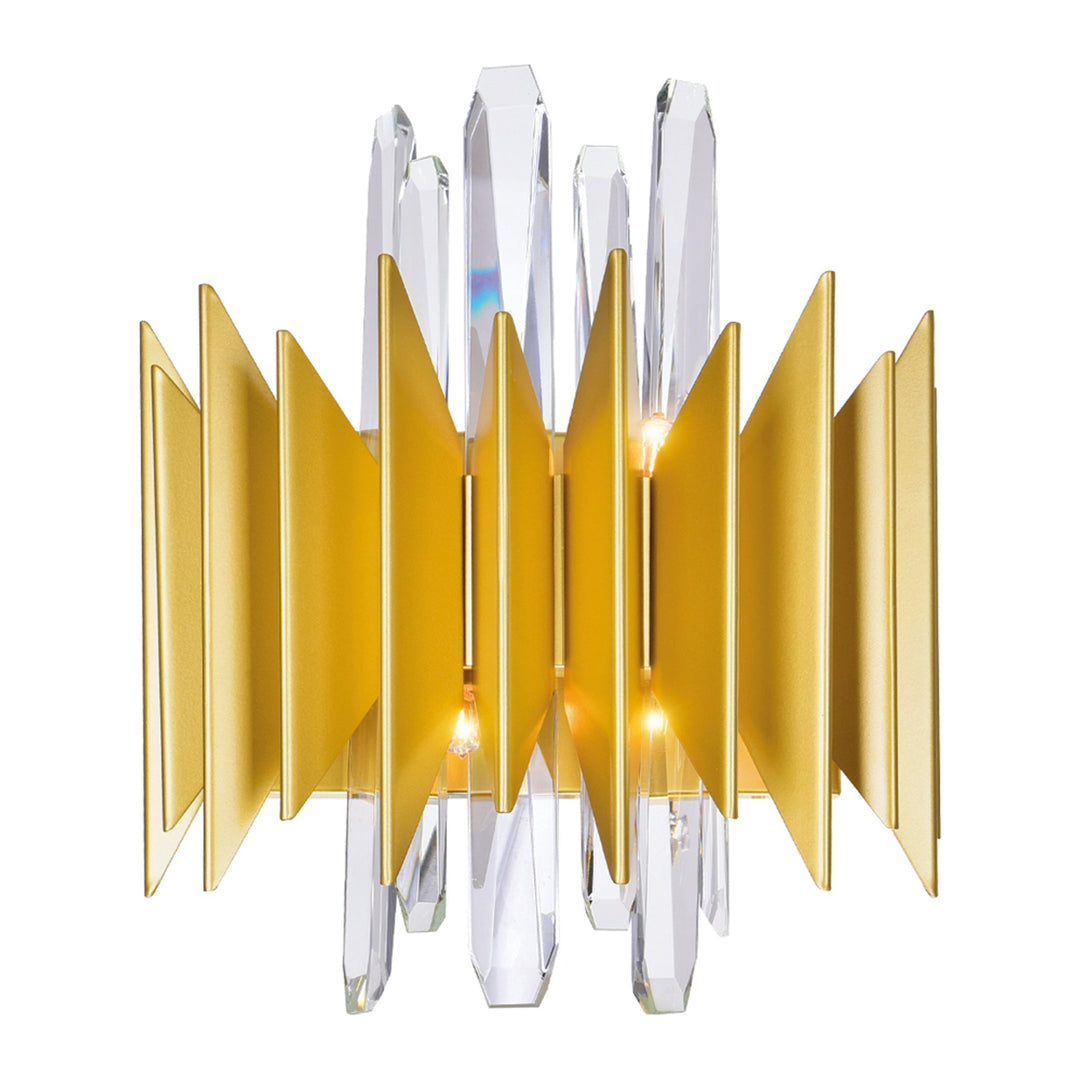 Cityscape - 5 Light Wall Sconce with Crystals