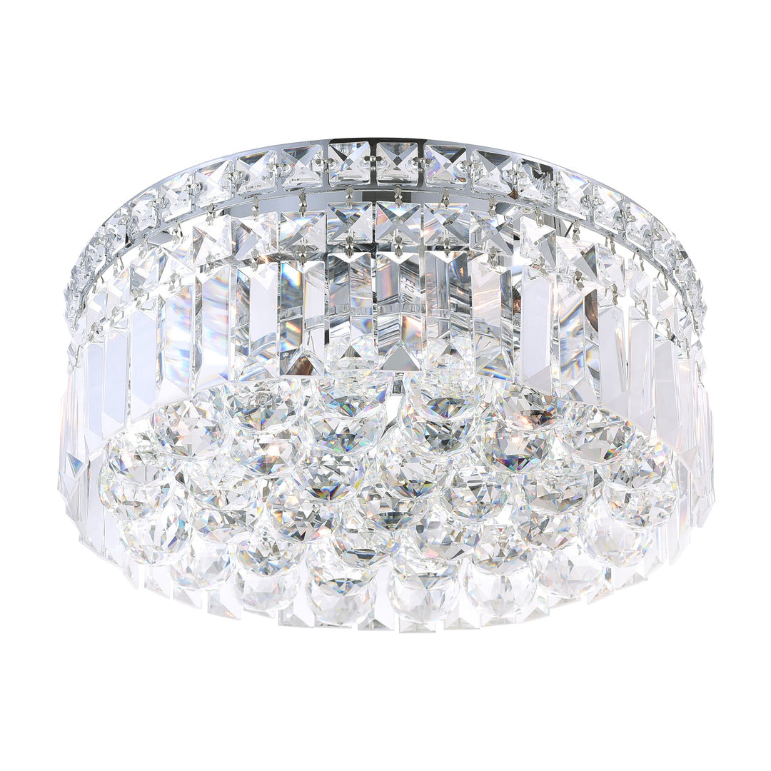 Colosseum - Flush Mount with Crystals