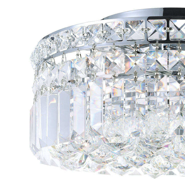 Colosseum - Flush Mount with Crystals