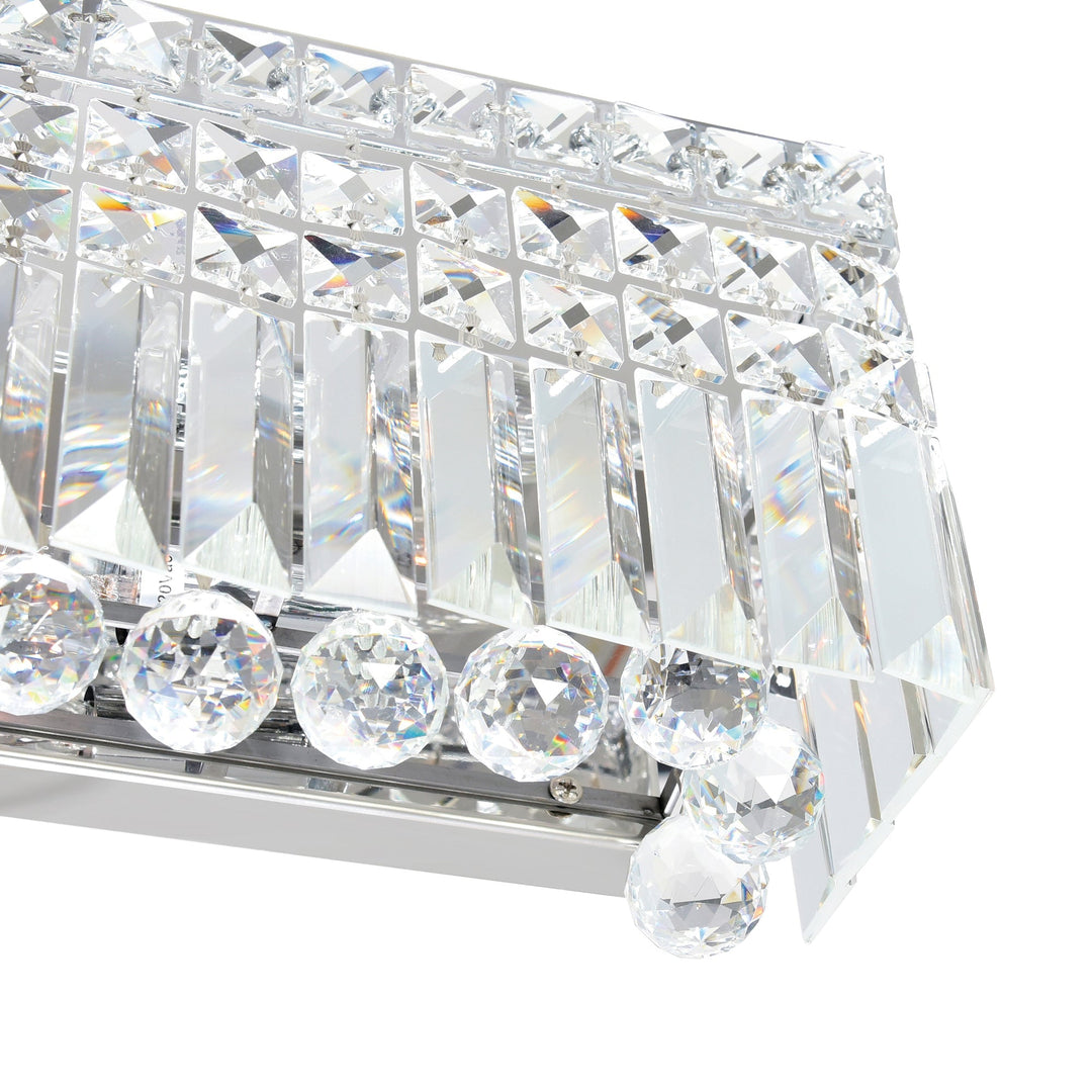 Colosseum - 6 Light Vanity Light with Crystals