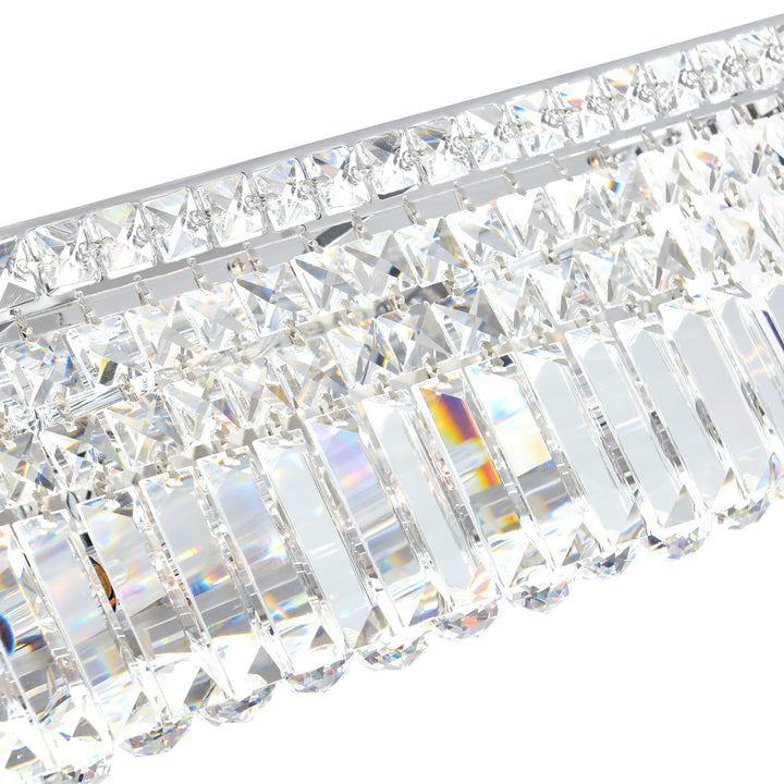 Colosseum - 6 Light Vanity Light with Crystals