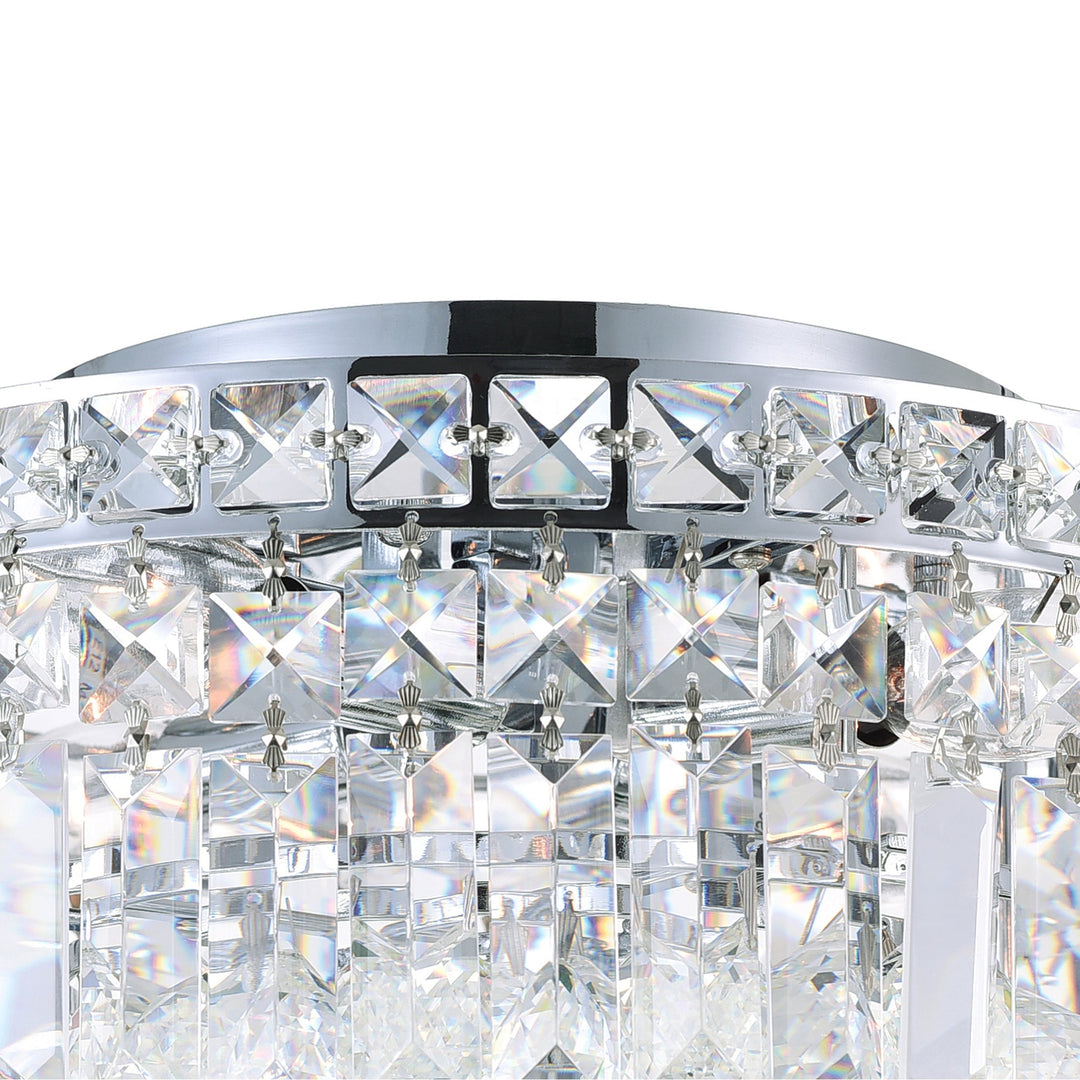 Colosseum - Flush Mount with Crystals