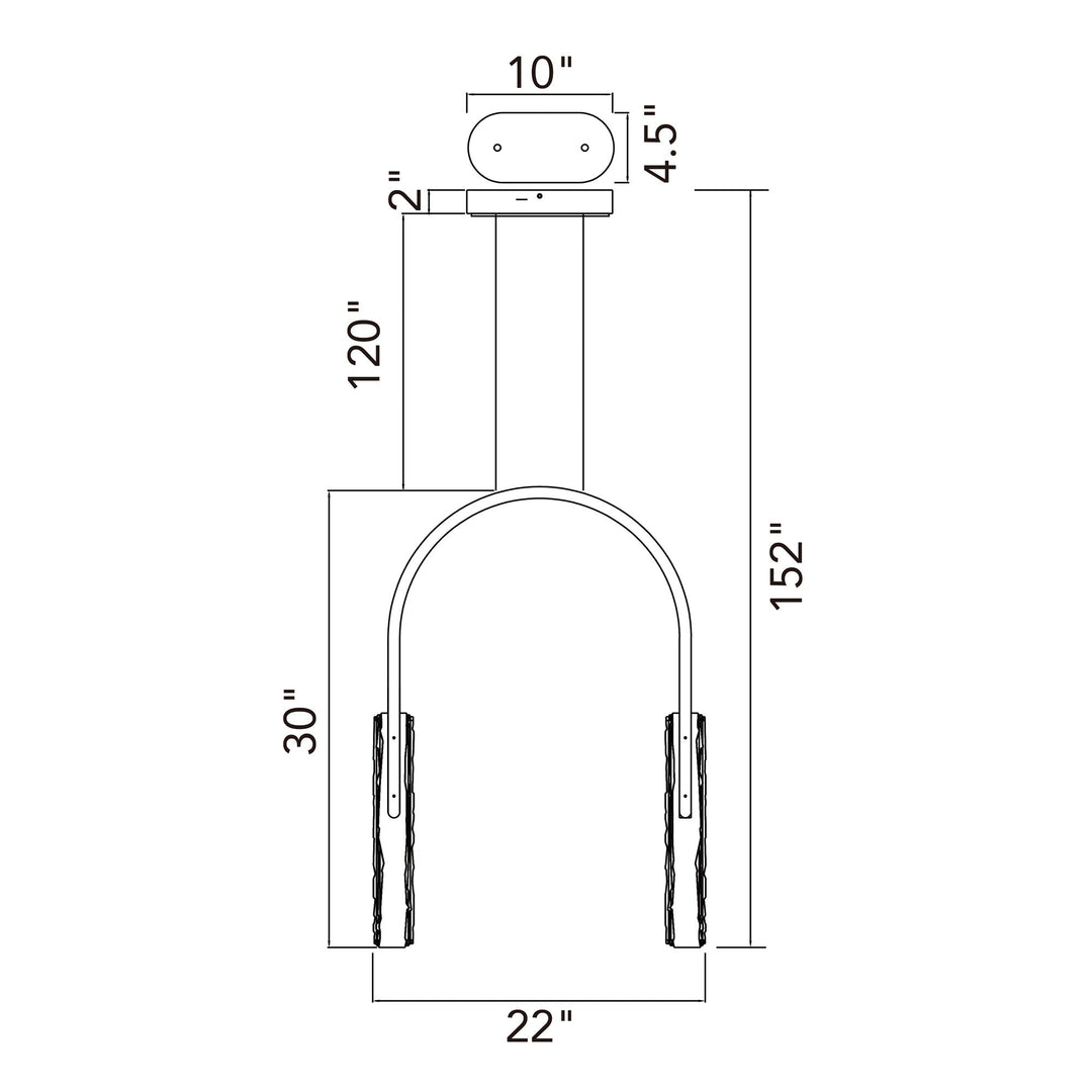Curva - LED Chandelier