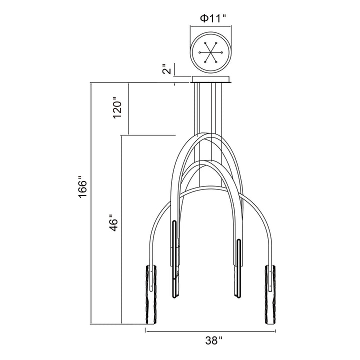 Curva - LED Chandelier