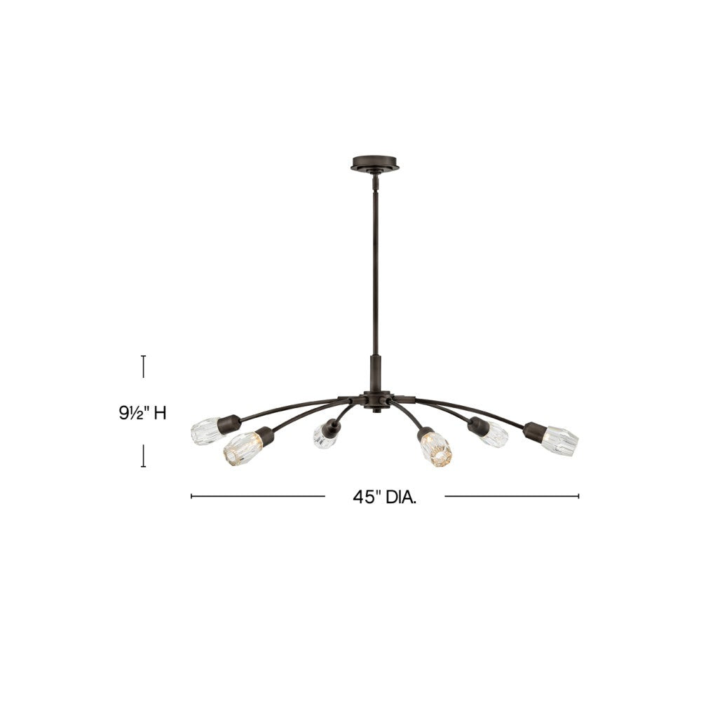 Atera Single Tier Chandelier