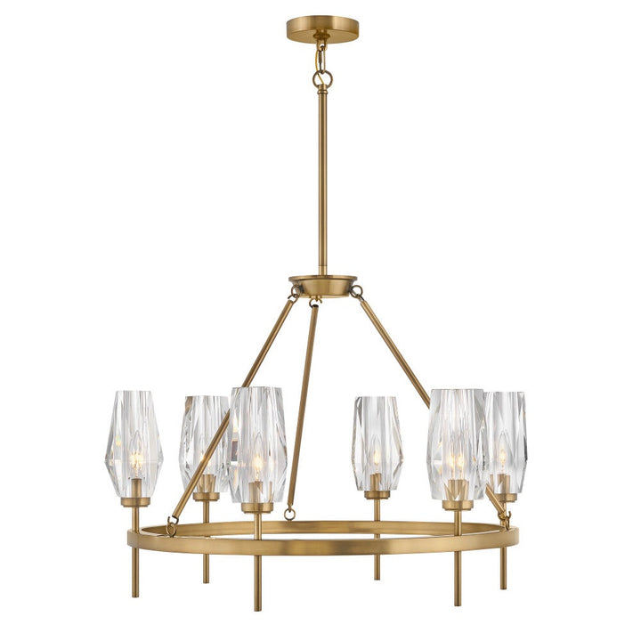 Ana Single Tier Chandelier in Heritage Brass by Hinkley