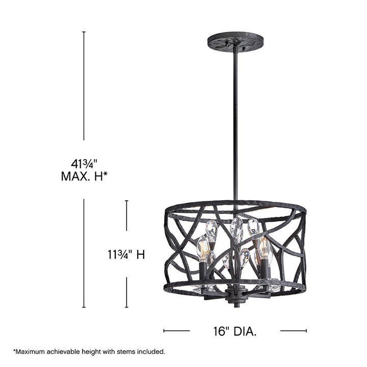 Eve Medium Convertible Flush Mount