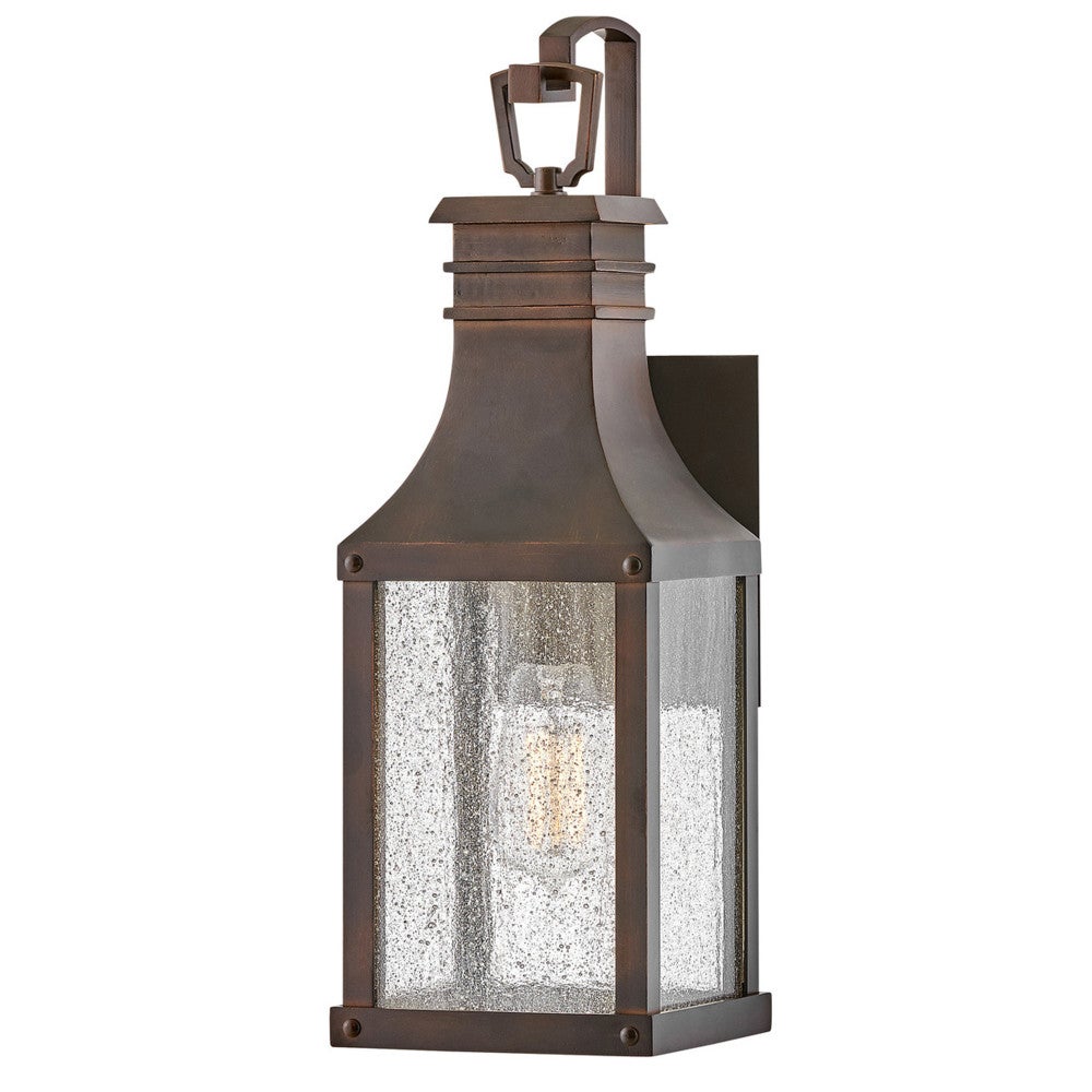 Beacon Hill Outdoor Wall Light in Blackened Copper by Hinkley