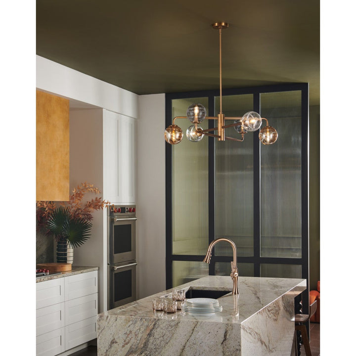 Oberon Large Adjustable Single Tier Chandelier