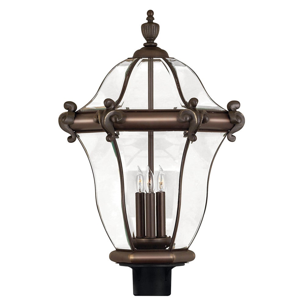 San Clemente Post Mount Lantern