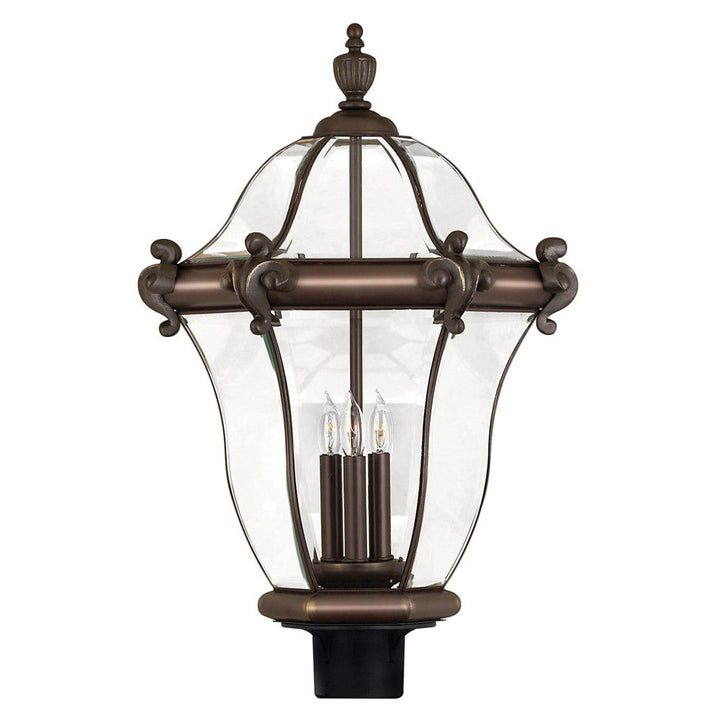 San Clemente Post Mount Lantern