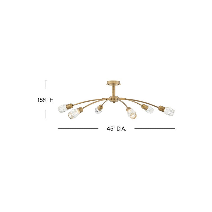 Atera Single Tier Chandelier