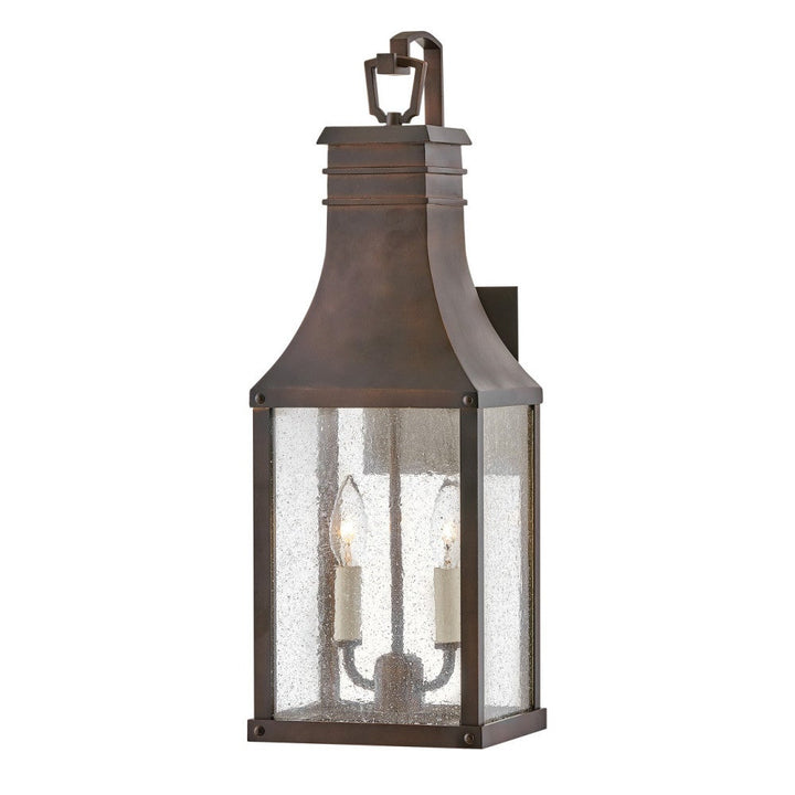 Beacon Hill Outdoor Wall Light in Blackened Copper by Hinkley