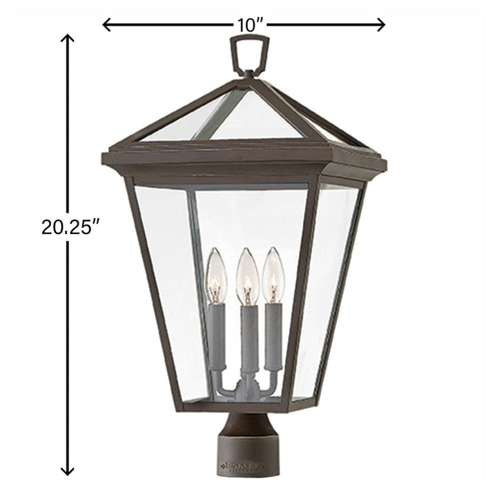 Alford Place Post Mount Lantern